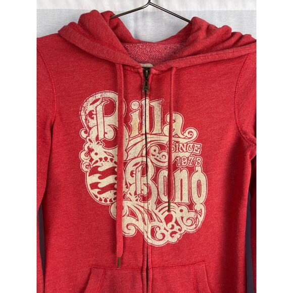 Vintage Billabong Hoodie Y2K Full Zip Logo Surfer VSCO Beachy Cali Girl Retro - Picture 2 of 6